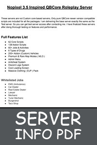Nopixel 3.5 Full Server info